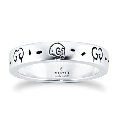 gucci ghost ring 4mm.